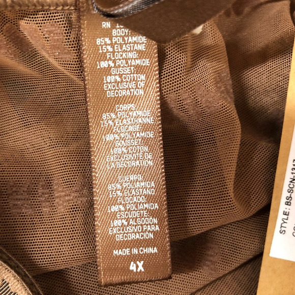 SKIMS After Hours Cami Bodysuit Jasper Brown NWT Size 4X - Picture 10 of 11